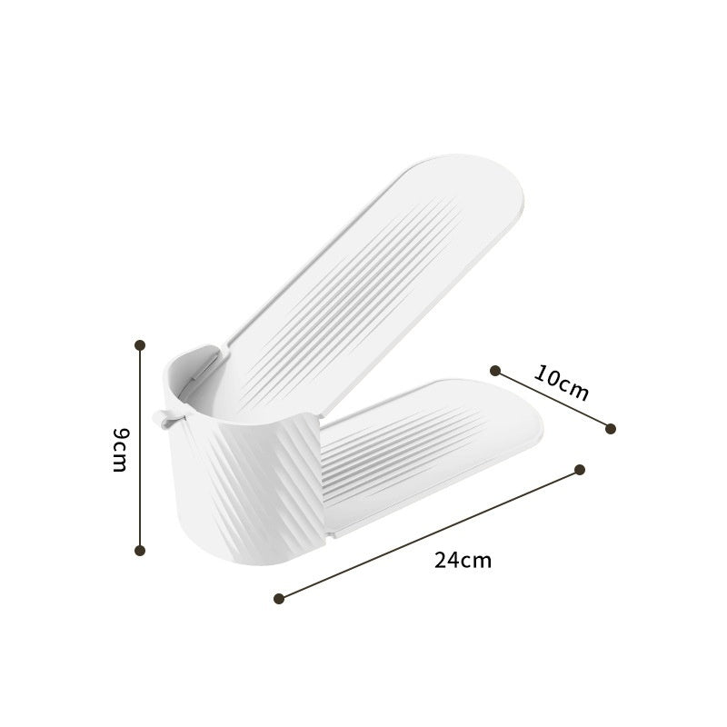 Household Simple Plastic Shoe Rack The Third Gear Adjustable Shoes Holder Dormitory Shoe Storage Organizer - Shop NCLC