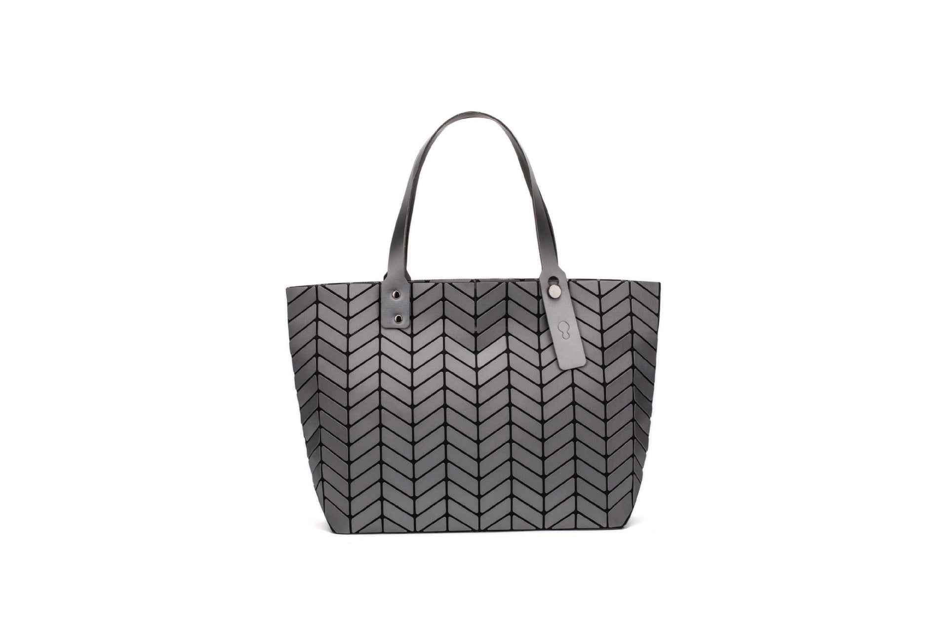 Women's Geometric Matte Pu Leather handbags