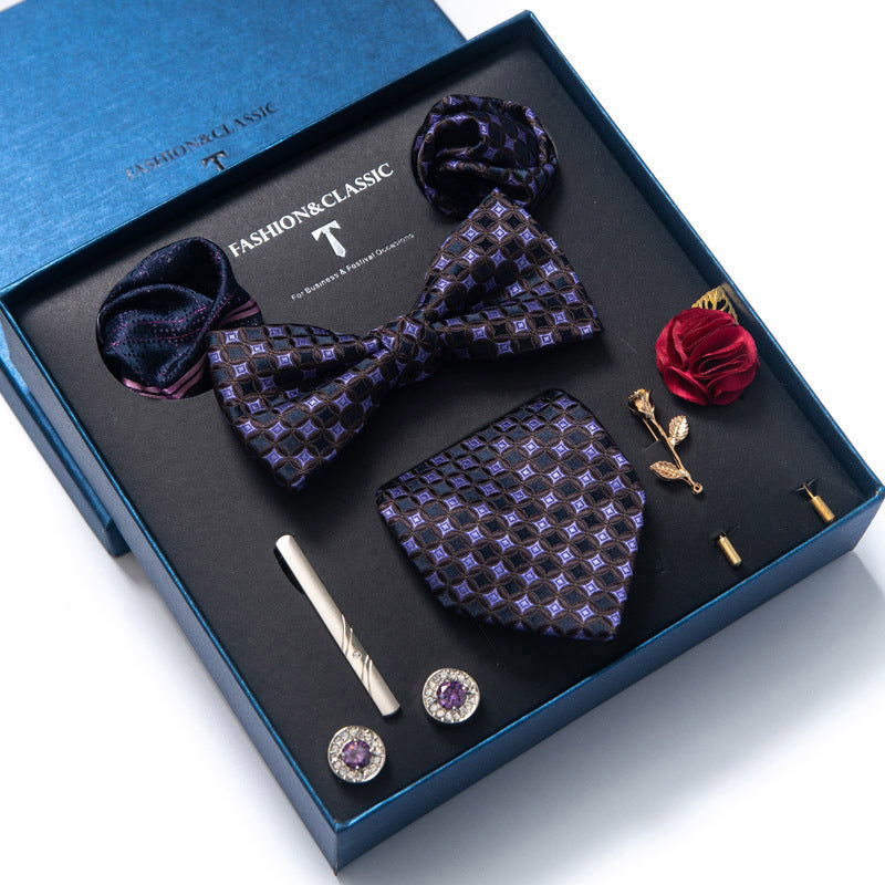 Tie 8-piece Set Formal Suit Men - Shop NCLC