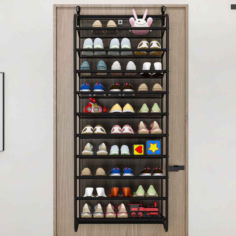 1PC20-30 Pairs Over Door Shoe Organizer, Space Saving 10 Tier Shoe Rack