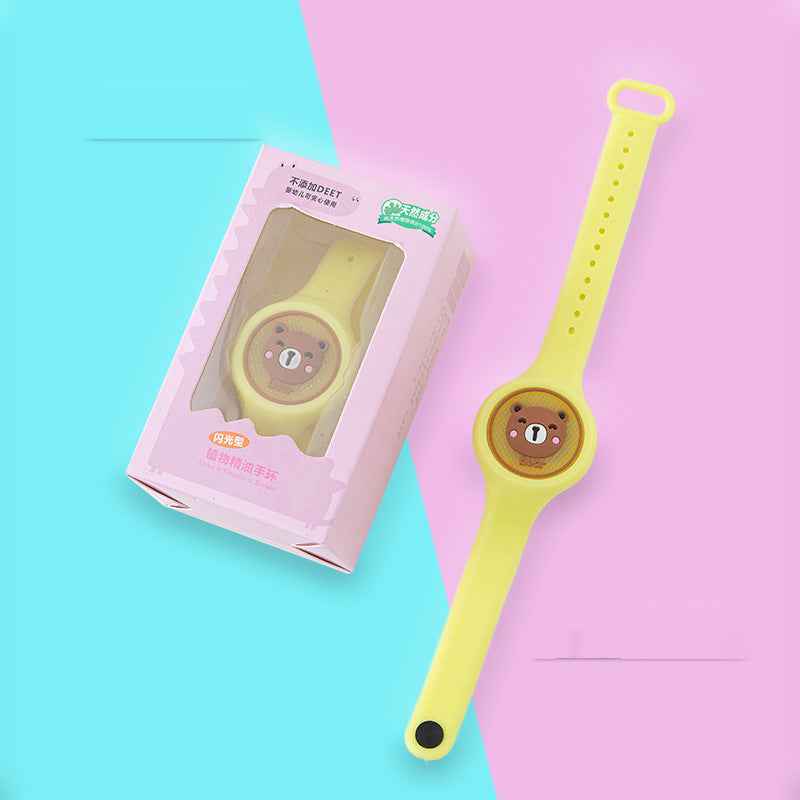 Glowing Night Light Mosquito Repellent Bracelet | Natural, DEET-Free & Luminous Glow Band