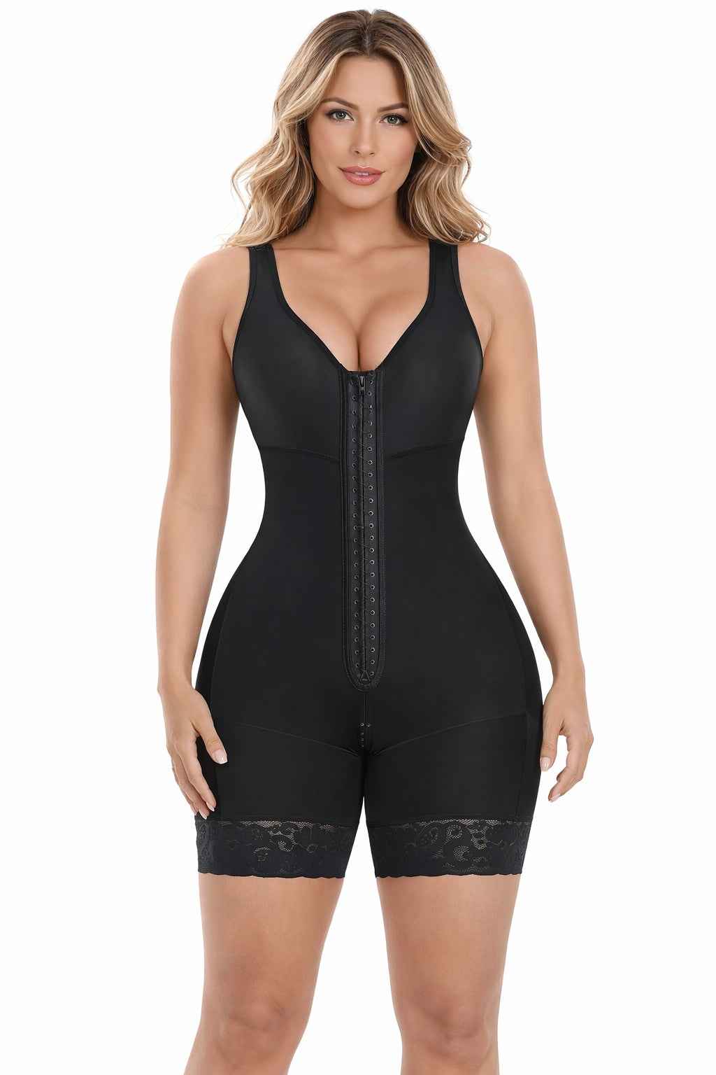 Colombian Full Body Shaper with Zipper Crotch | Tummy Control & Butt Lift