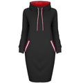 Ladies Winter Hooded Dresses Women Dress - Shop NCLC