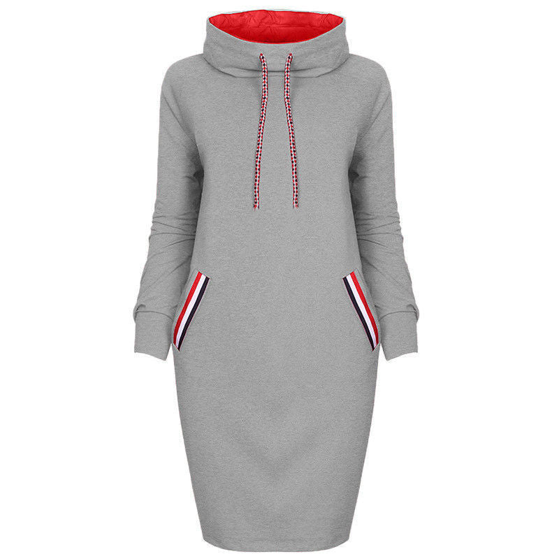 Ladies Winter Hooded Dresses Women Dress - Shop NCLC