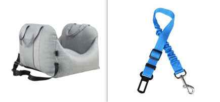 Pet Dog Car Carrier Seat Waterproof Basket Portable Car Seat Safety Travelling Mesh Hanging Bags Breathable Beds & Sofas