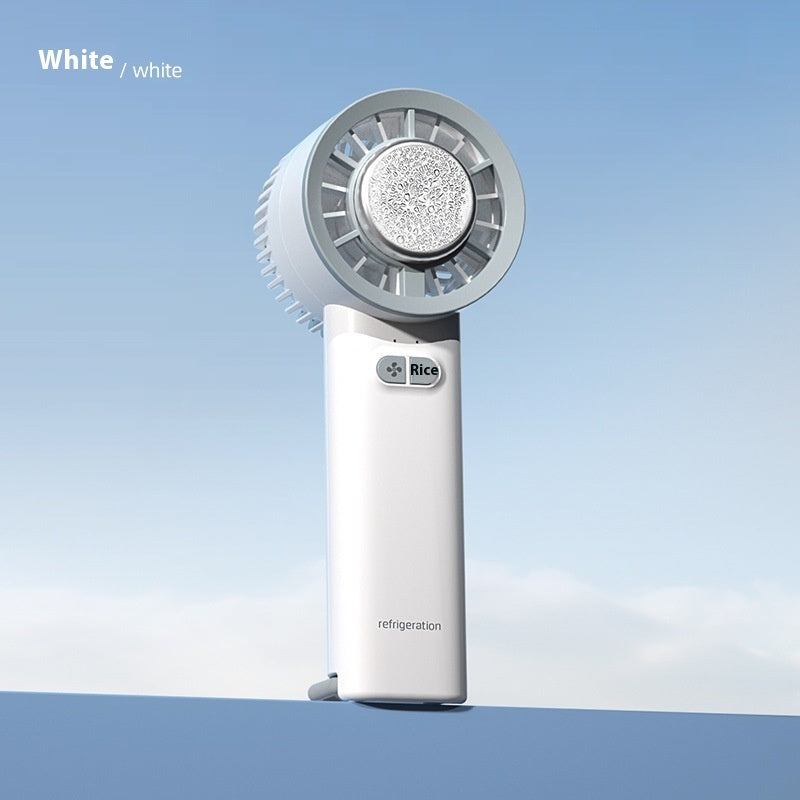 Summer Gadget Handheld Turbo Jet Fan Mini Portable Ice Cold Fan Generation Brushless Motor Wind High Speed Duct Fans Blower - Shop NCLC
