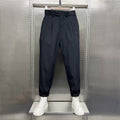 Mens Solid-Color Korean-Style Loose-Fit Versatile Casual Pants - Shop NCLC