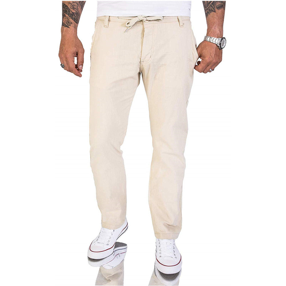 Men's Casual Pants Classic Solid Color - Shop NCLC