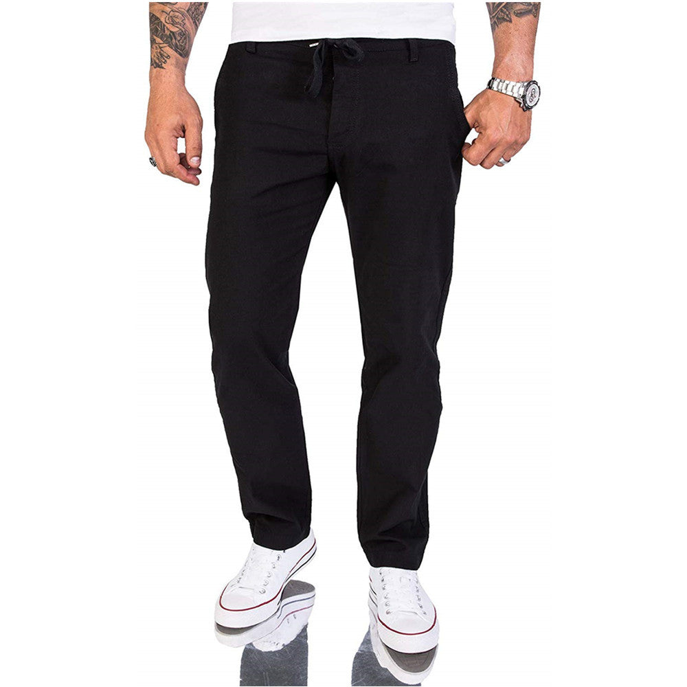 Men's Casual Pants Classic Solid Color - Shop NCLC