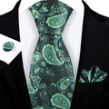 Jacquard-embroidered Cashew Flower Tie - Shop NCLC