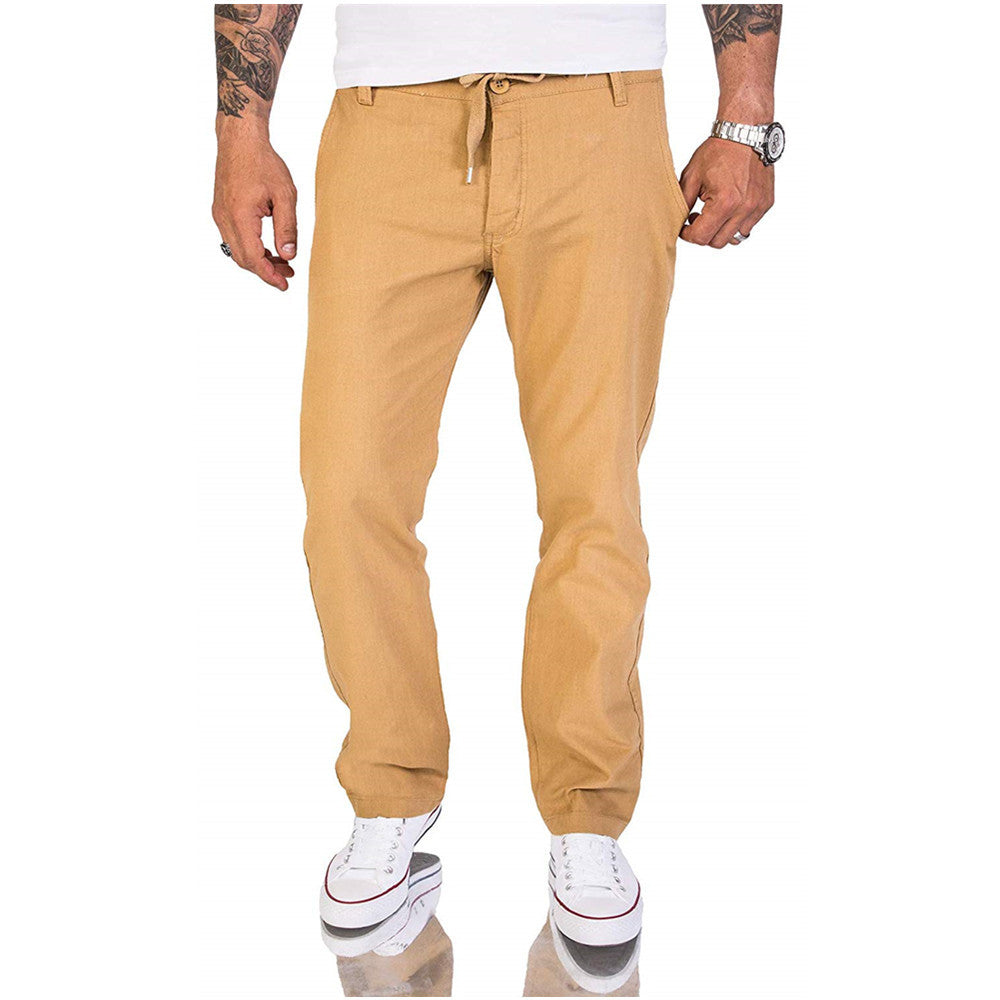 Men's Casual Pants Classic Solid Color - Shop NCLC