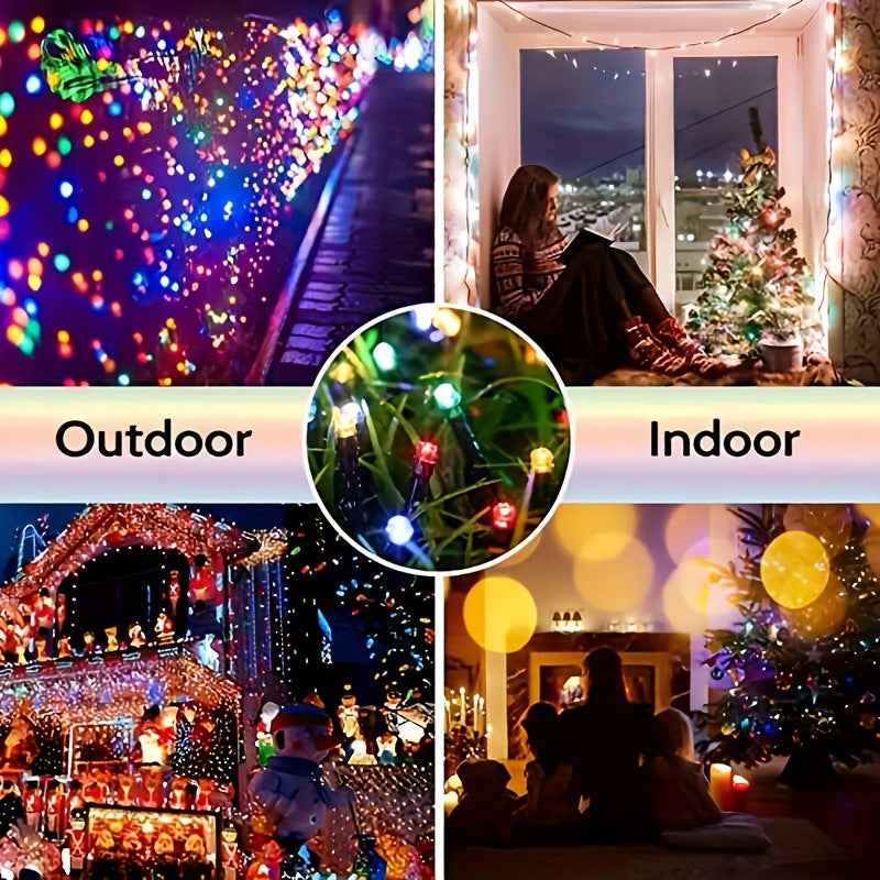 Solar LED String Lights Outdoor Decoration