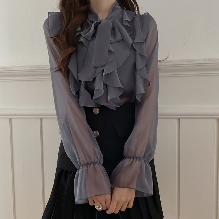 Professional Shirt Micro-through Women's Spring And Summer - Shop NCLC