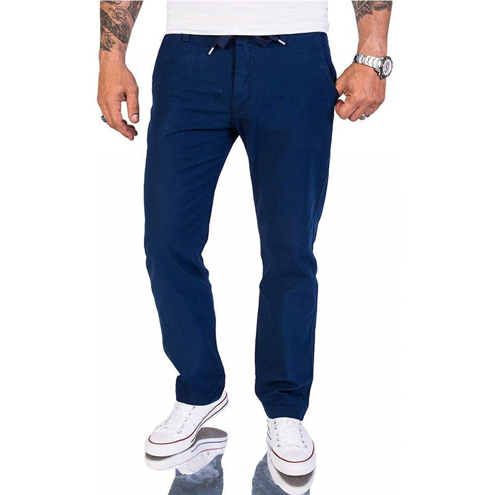 Men's Casual Pants Classic Solid Color - Shop NCLC