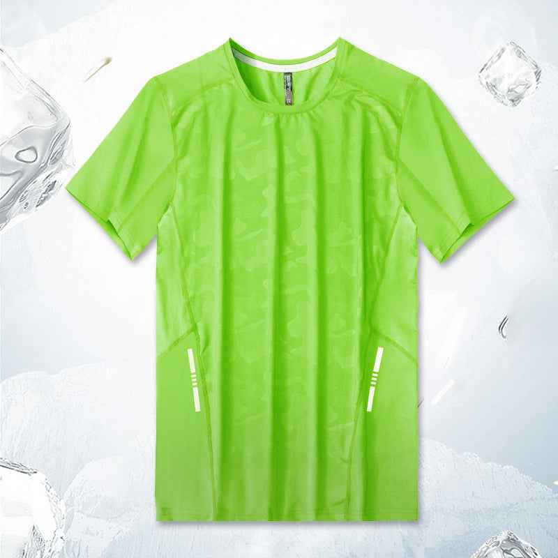 Men's Short Sleeve Loose Sports Quick Dry Clothes
