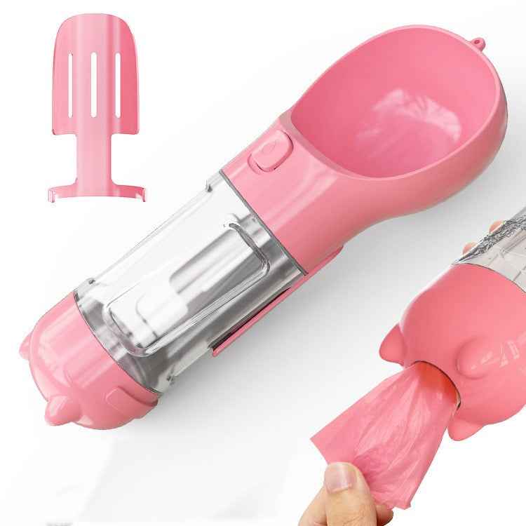 Pet multifunctional water cup Going with the dog