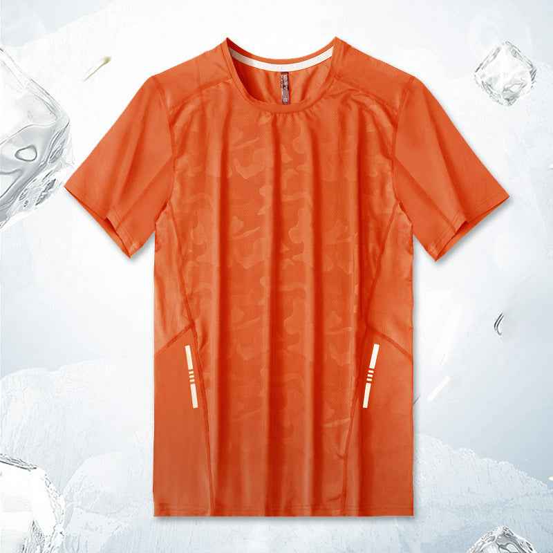 Men's Short Sleeve Loose Sports Quick Dry Clothes