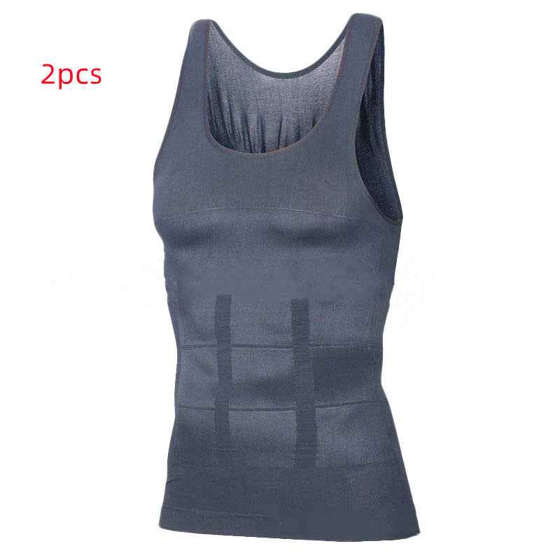 Men's Invisible Compression Body Shaper & Tummy Control Tank Top