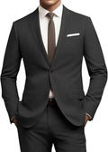 Men's Versatile Solid Color Business Jacket Long Pants Set - Shop NCLC