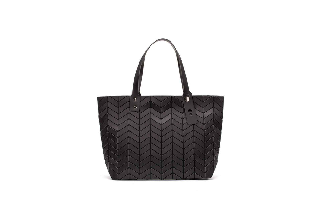 Women's Geometric Matte Pu Leather handbags