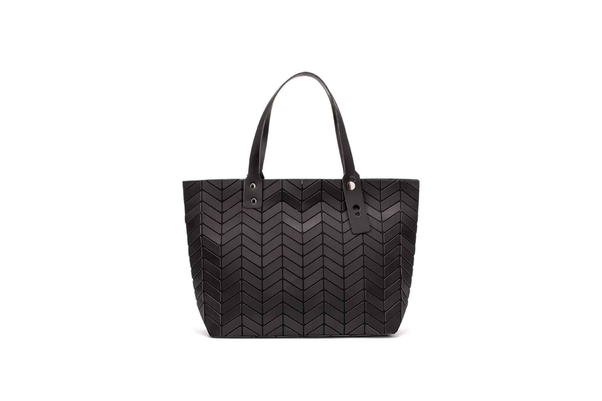 Women's Geometric Matte Pu Leather handbags
