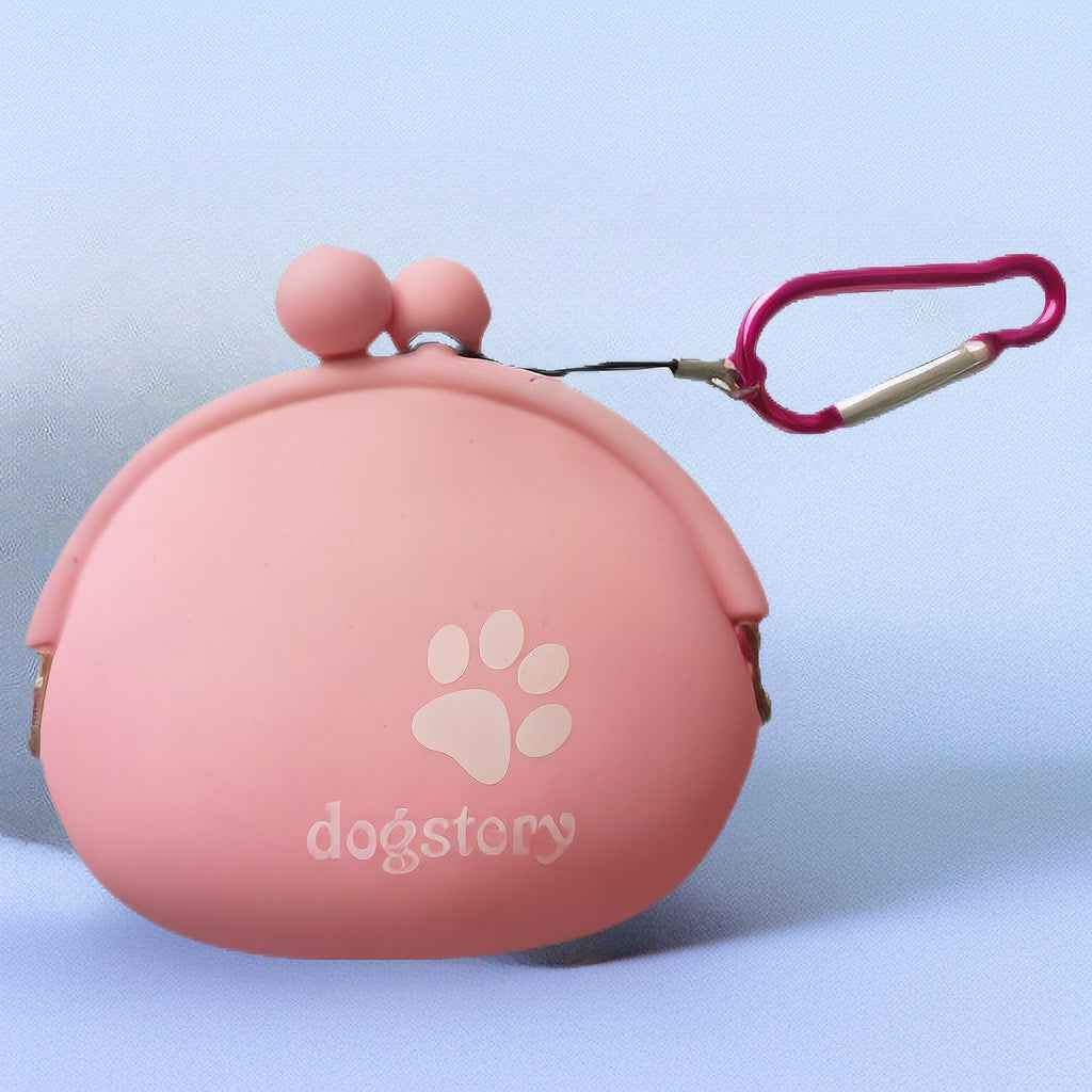 Silicone Pet Snack Bag Solid Color