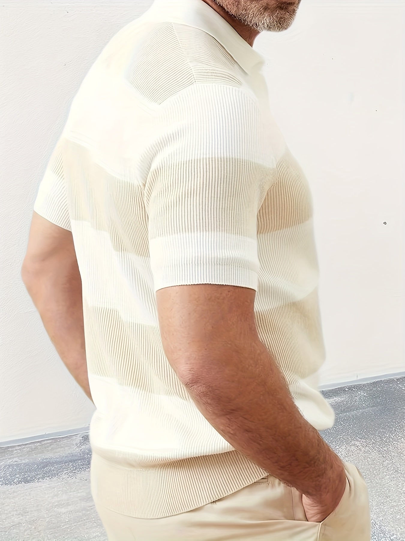 Mens Clothing Summer Fashion Lapel Sweater Short Sleeve Men Clothing Men Wears - Shop NCLC