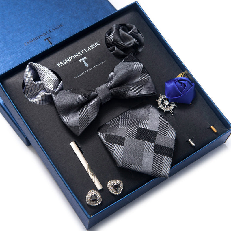 Tie 8-piece Set Formal Suit Men - Shop NCLC