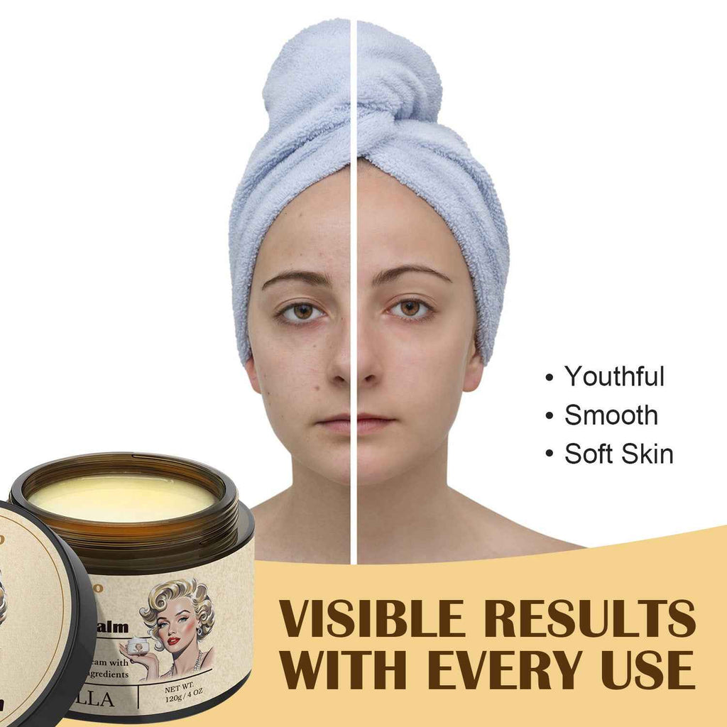 Waybill Amococo Whipped Tallow Balm Deep Hydration & Soothing Natural Beauty Cream For Face, Body Lips Universal Skin Balm With Vanilla Scent