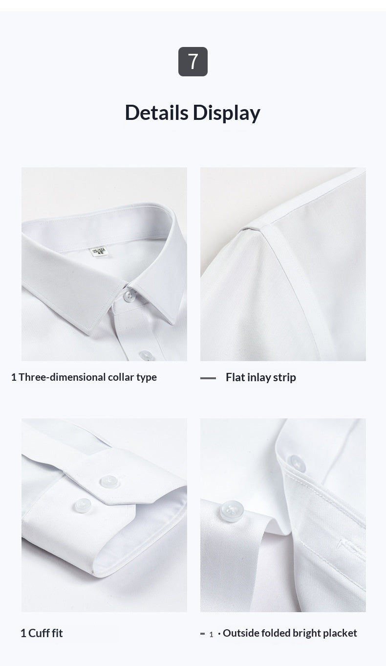 Non-iron Professional Workwear Business Men's Shirt - Shop NCLC