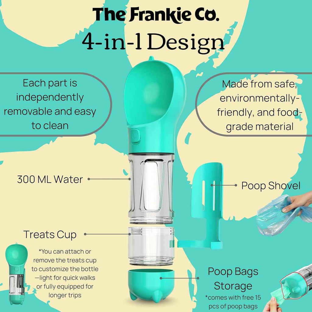 Pet multifunctional water cup Going with the dog