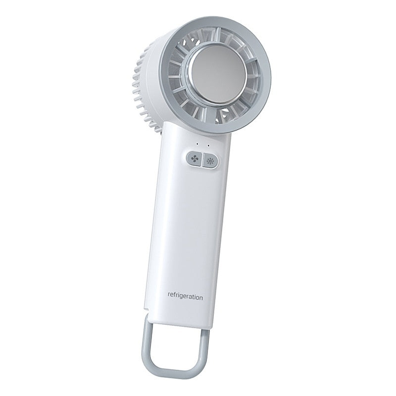 Summer Gadget Handheld Turbo Jet Fan Mini Portable Ice Cold Fan Generation Brushless Motor Wind High Speed Duct Fans Blower - Shop NCLC