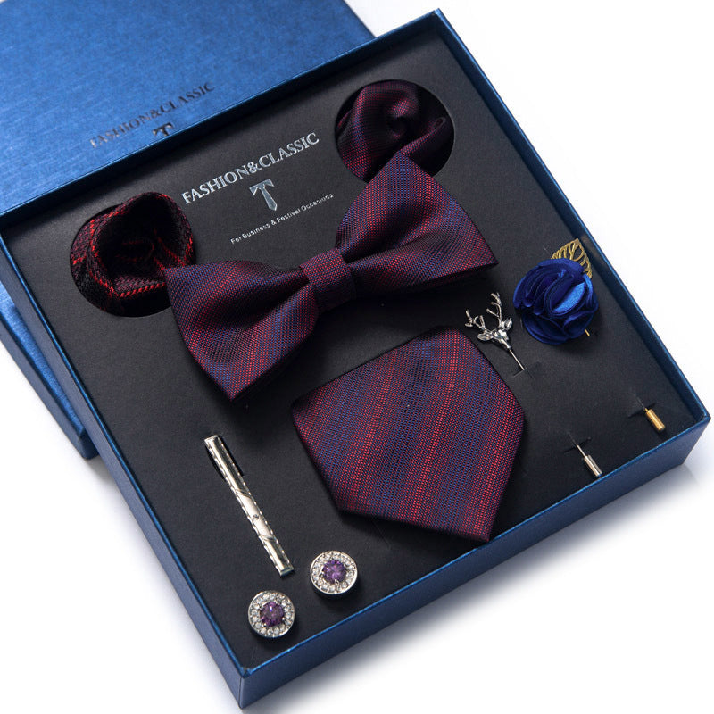 Tie 8-piece Set Formal Suit Men - Shop NCLC