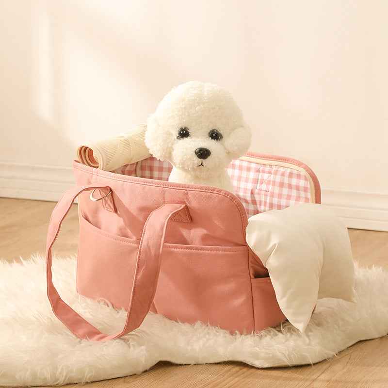 Pet Dog Cat Outgoing Bag Made Of Pure Cotton With Large Capacity Pets Supplies