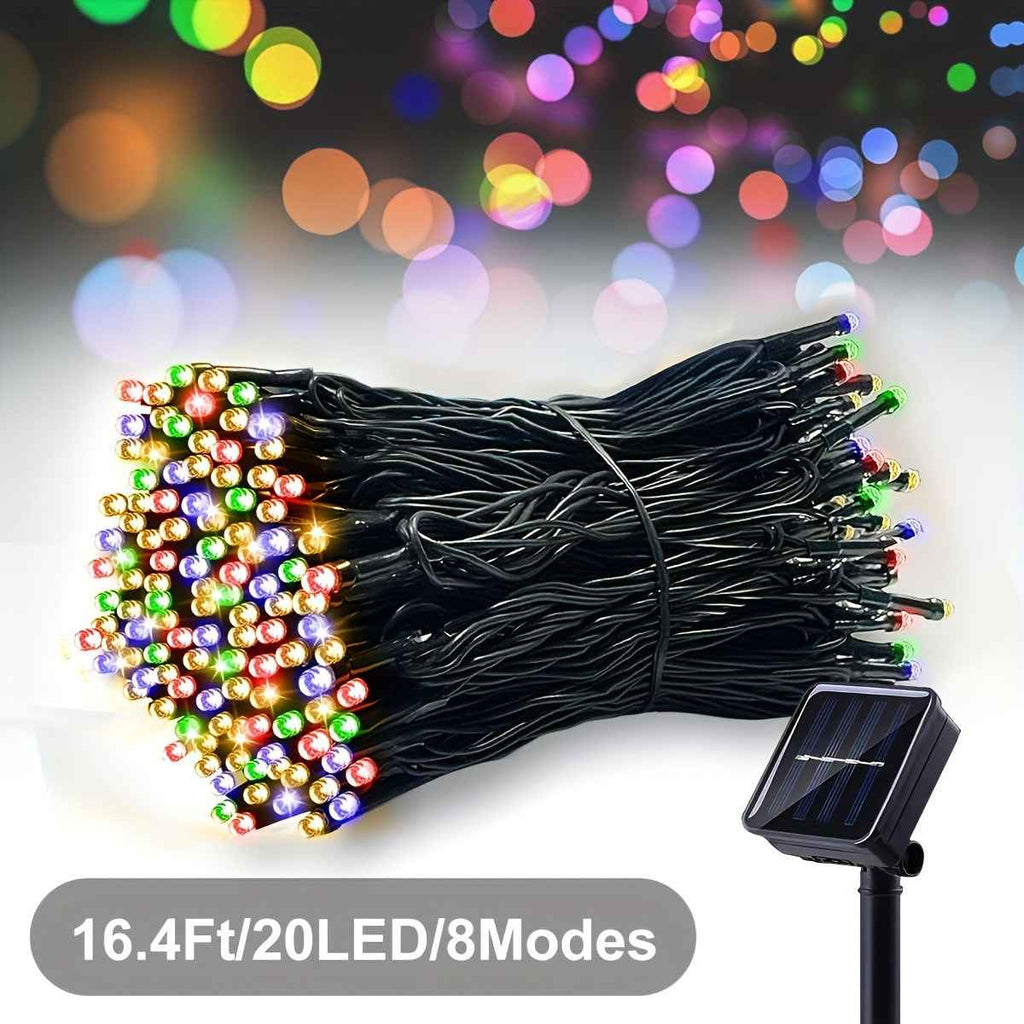 Solar LED String Lights Outdoor Decoration