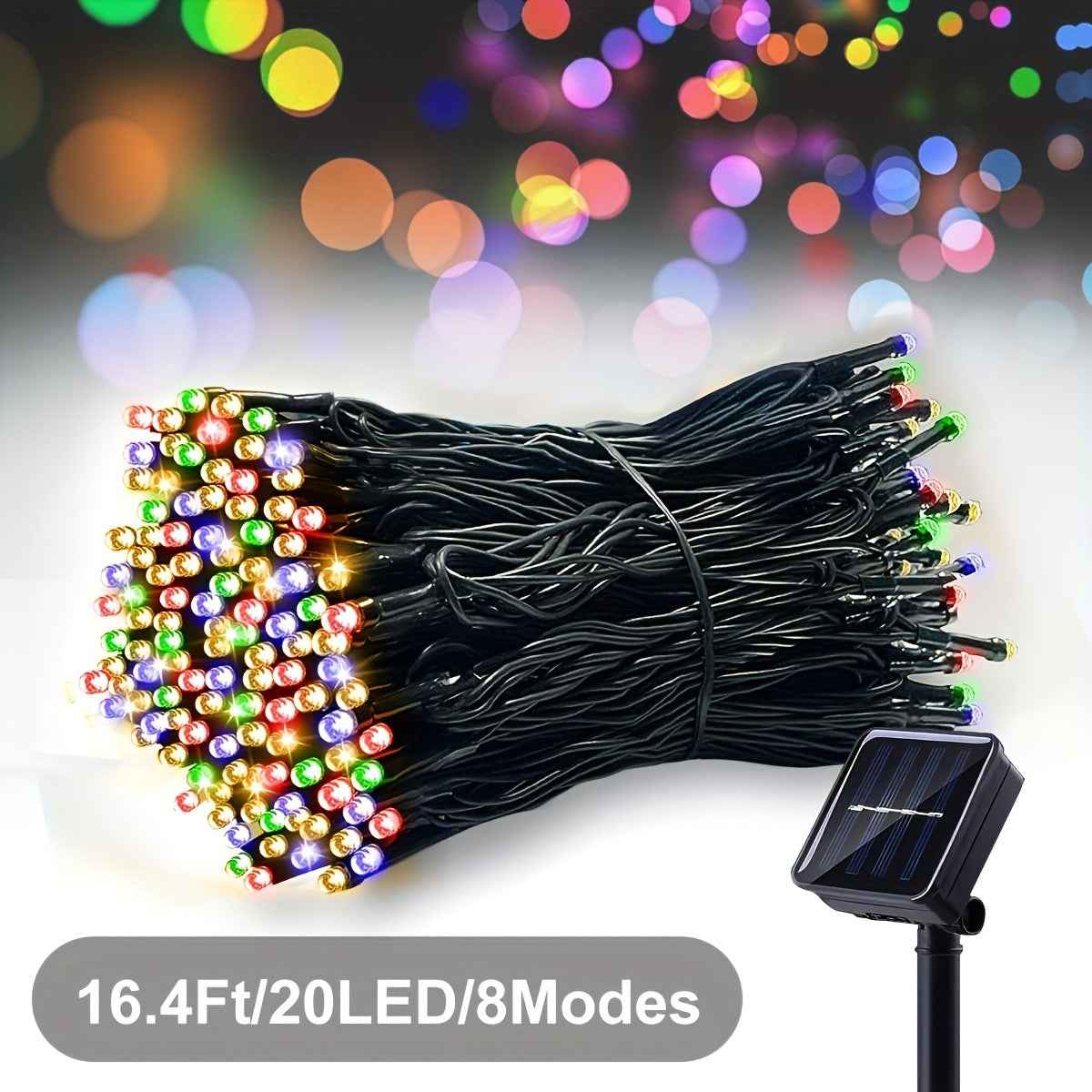 Solar LED String Lights Outdoor Decoration