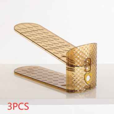 Adjustable Shoe Cabinet Shoe Storage Plastic Double-layer Shoe Rack