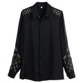High-end Black Long-sleeved Professional Shirt Women - Shop NCLC