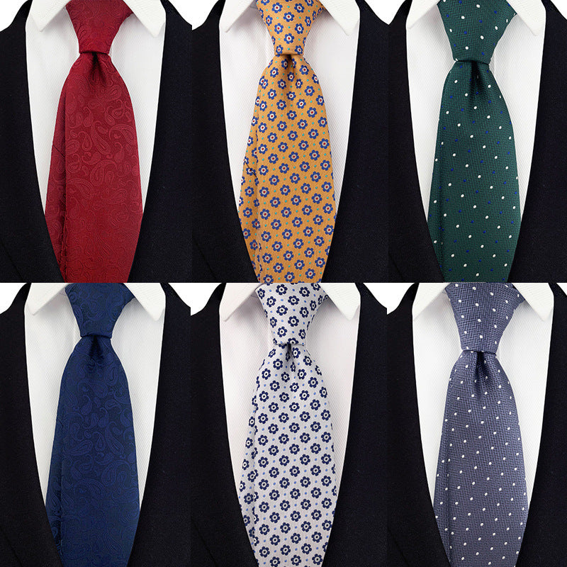 Gentlemans Small Floral Tie Mens Business - Shop NCLC