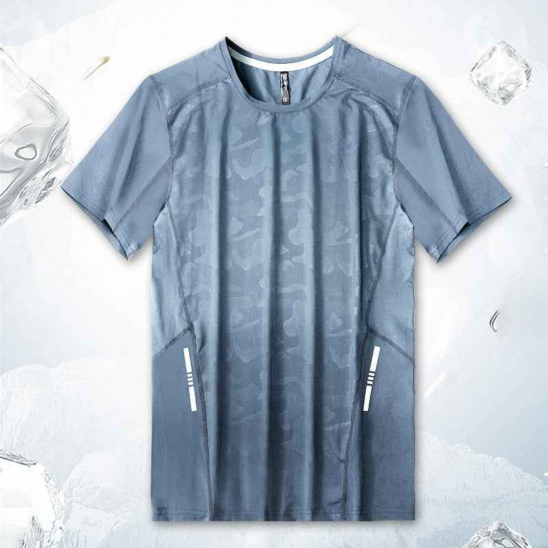 Men's Short Sleeve Loose Sports Quick Dry Clothes