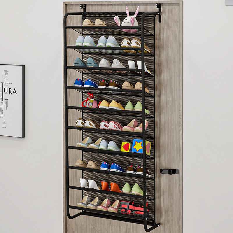 1PC20-30 Pairs Over Door Shoe Organizer, Space Saving 10 Tier Shoe Rack