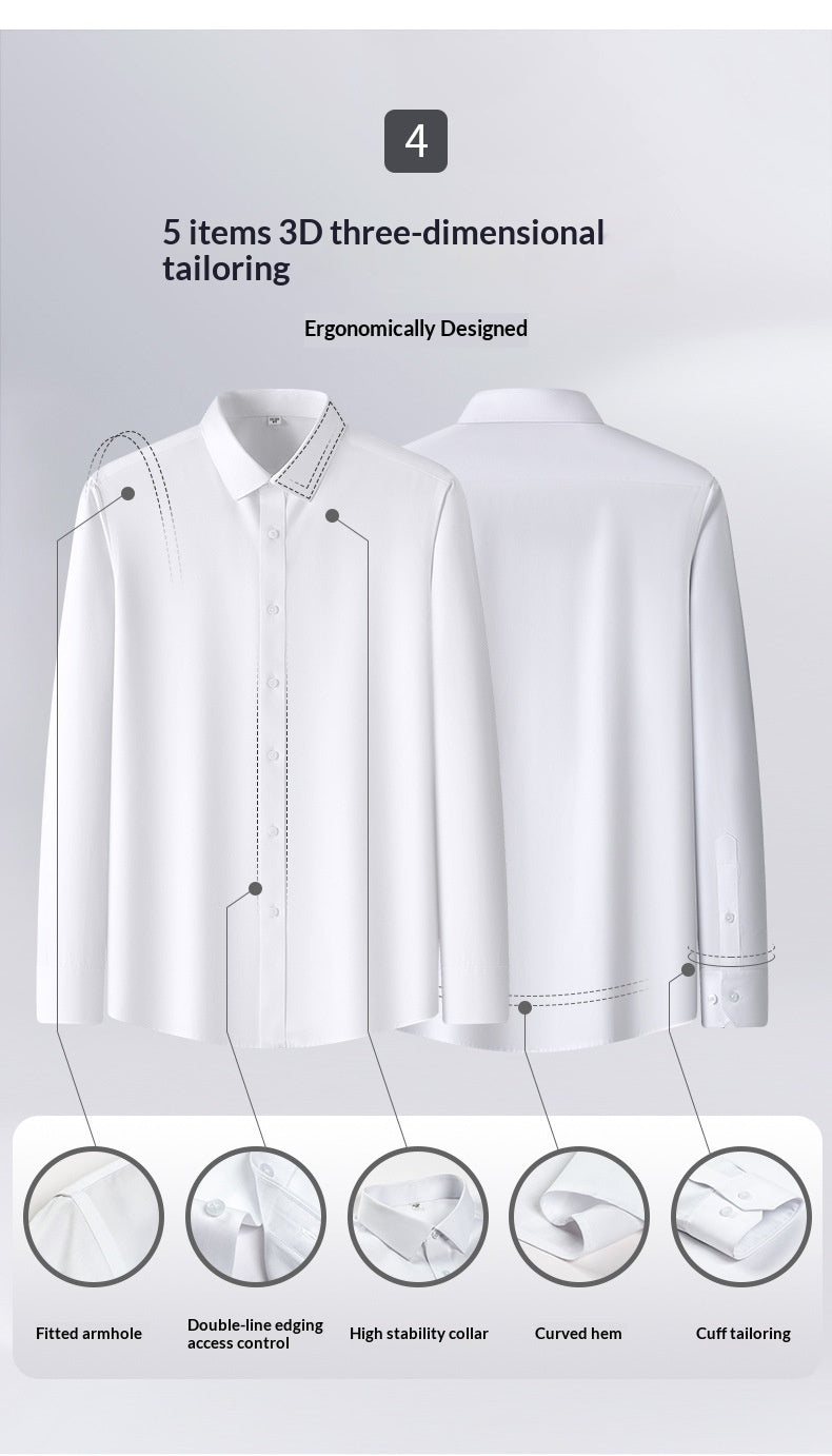 Non-iron Professional Workwear Business Men's Shirt - Shop NCLC