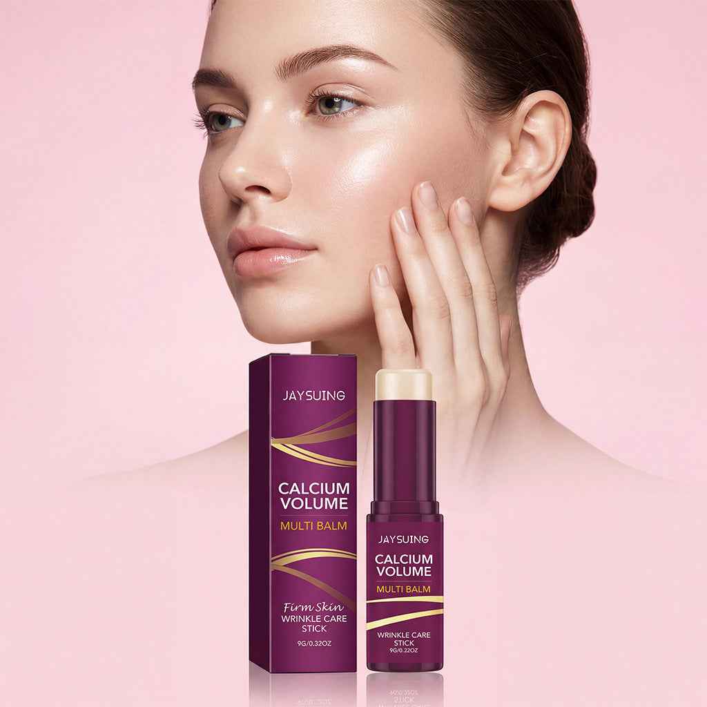 Calcium Volume Multi Balm All In One Volumizing, Hydrating Stick for Youthful-Looking, Helping Look of Fine Lines, Firming Care, Anti-Aging Care | For Under-Eyes, Neck, Forehead, Smile Lines, Lip Care | Korean Skincare