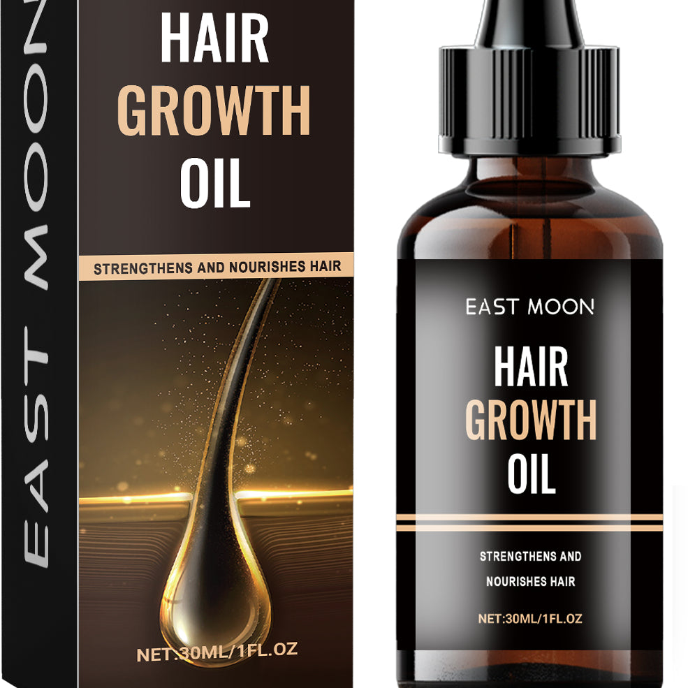 East Moon Revitalize Hair Growth Oil with Ginseng & Herbs for Strong, Thick, Shiny Hair
