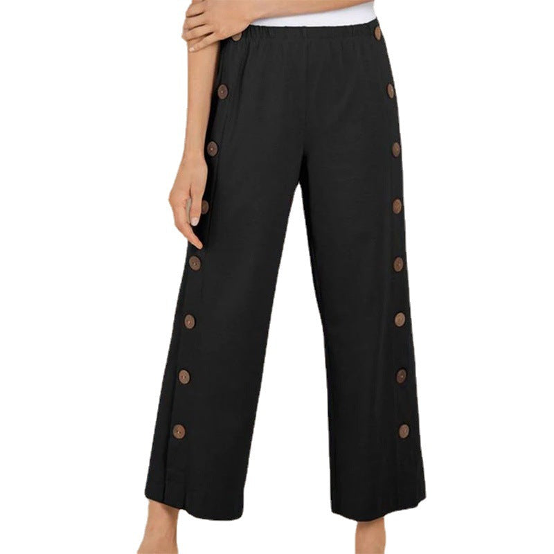 Women's Fashion Casual Solid Color Casual Pants - Shop NCLC