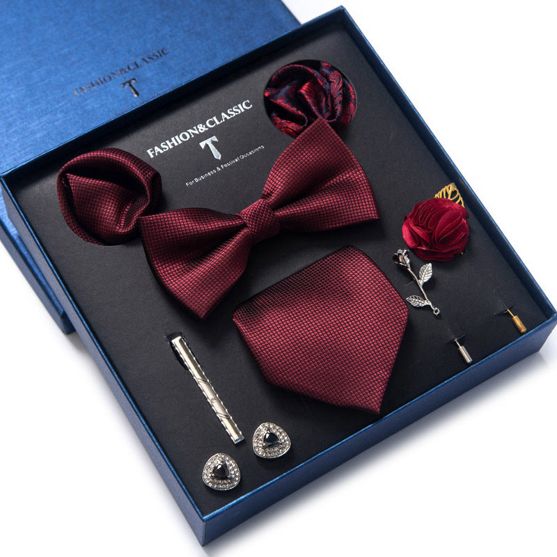 Tie 8-piece Set Formal Suit Men - Shop NCLC