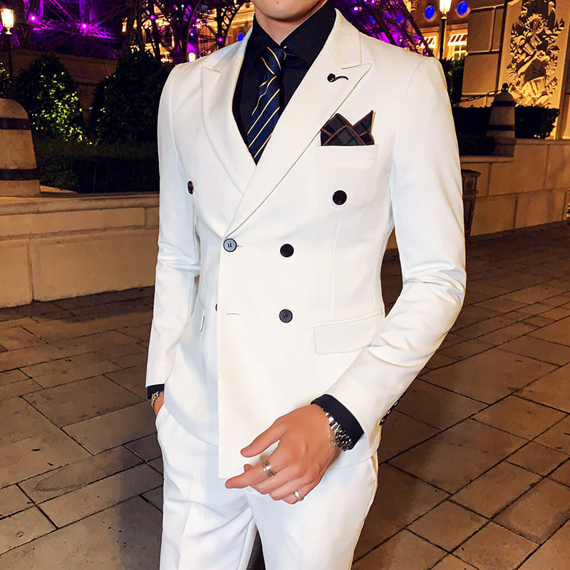 Men's Business Slim Professional Three-piece Men's Suit - Shop NCLC
