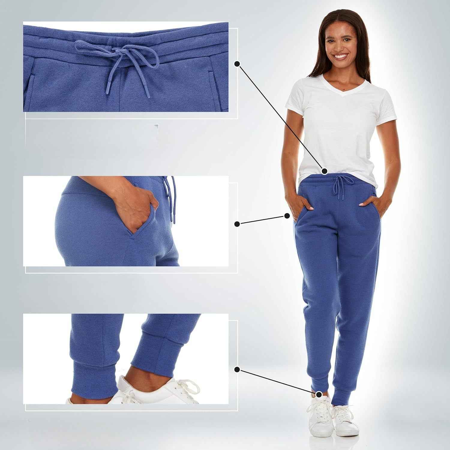 Women Yoga Jogger Pants Cotton Leisure Sports