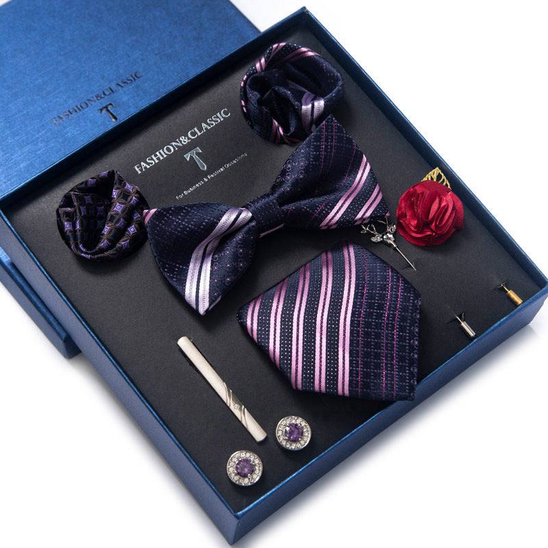 Tie 8-piece Set Formal Suit Men - Shop NCLC