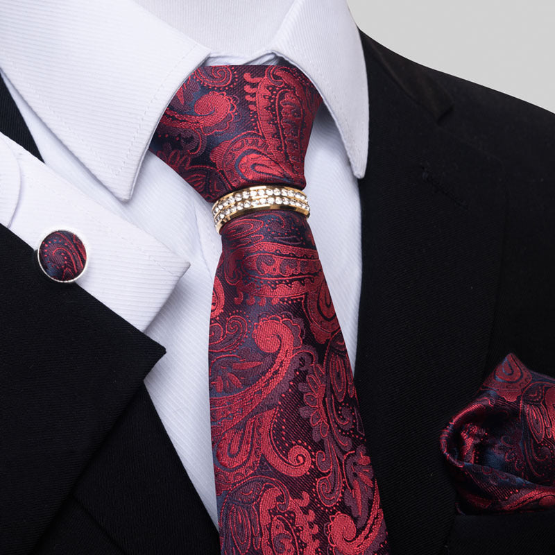 Multi Colored Striped Floral Mens Tie - Shop NCLC